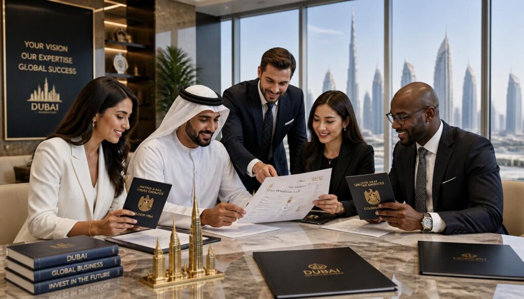group of successful international entrepreneurs