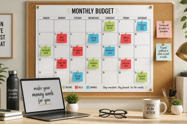 Ultimate guide to creating a visual budgeting calendar for financial freedom and money management